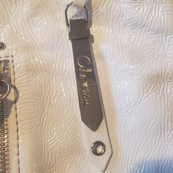 COLE HAAN WHITE PATENT LEATHER HOBO - Picture 4 of 5